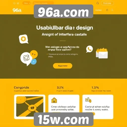 Avaliação da interface de usuário do site 96a.com